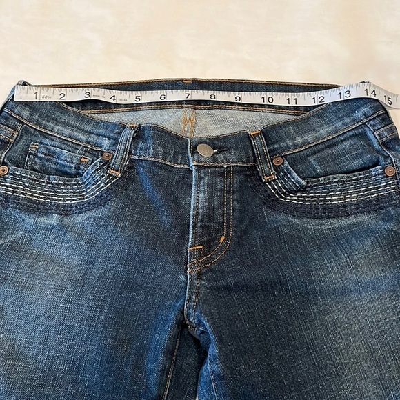 Citizens Of Humanity Willow Creek #098 Low Waist Crop Size 29 - Picture 3 of 16